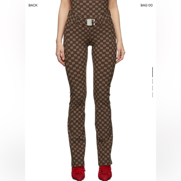 MISBHV SSENSE Exclusive Brown Monogram Lara Trousers - XS - Picture 2 of 5